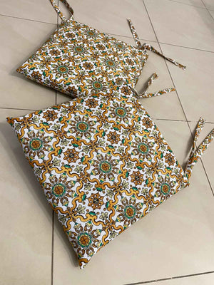 Set 6 cuscini sedia fantasia CERAMICA - verde