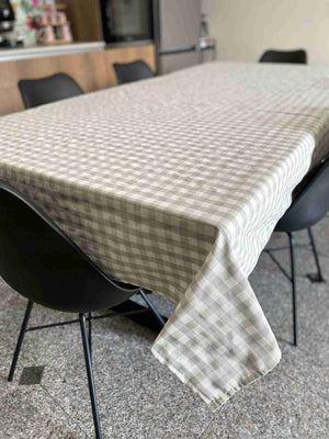 Tovaglia da tavola fantasia quadrettato grigio