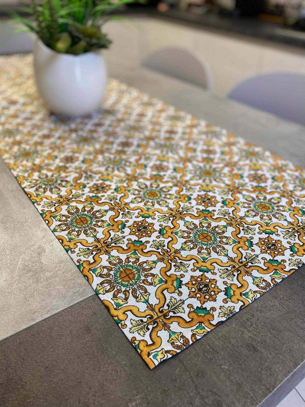 Centro tavola fantasia CERAMICA -  verde