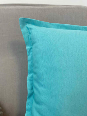 Cuscino arredo tinta unita azzurro tiffany