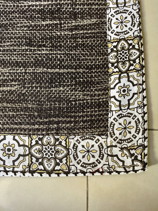 Tappeto in tessuto cotone 100%