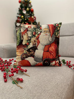 Cuscino arredo BABBO LETTERINA in gobelin