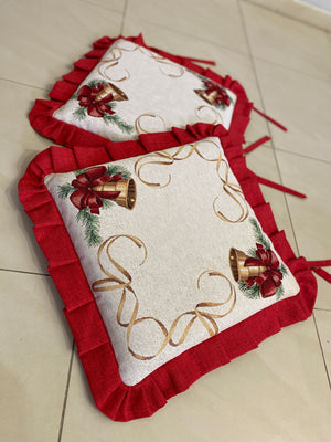 Set 6 cuscini sedia CHRISTMAS#2 in gobelin