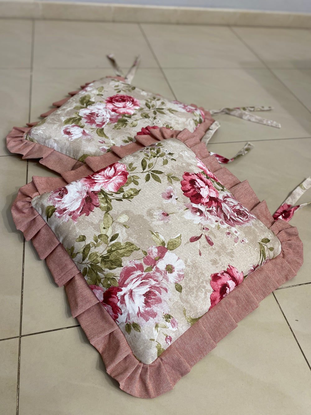 Set 6 cuscini sedia fantasia PEONIA