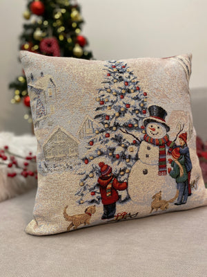 Cuscino arredo NEVE in gobelin