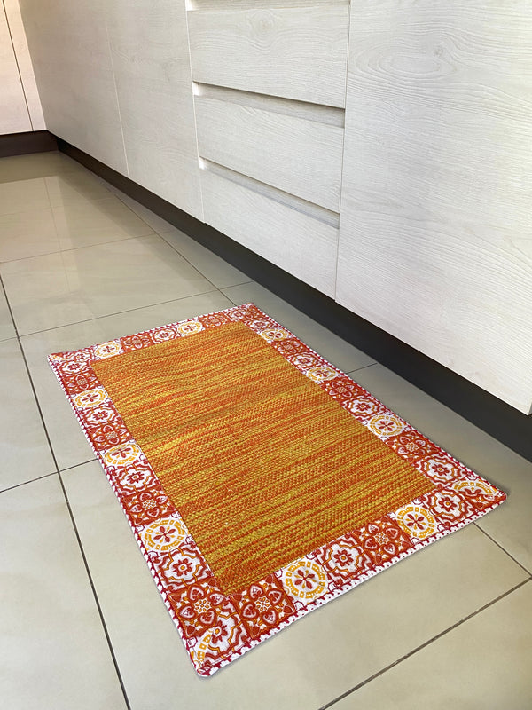 Tappeto in tessuto cotone 100%