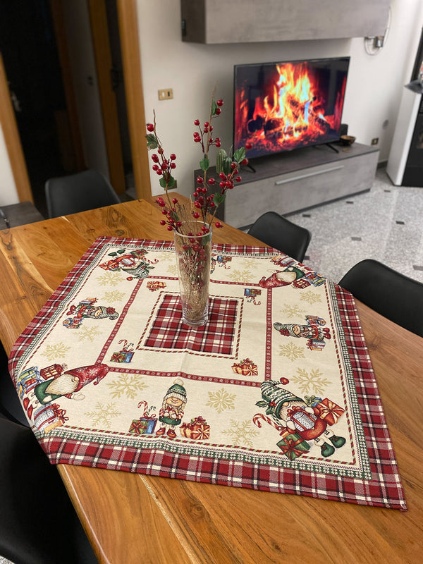 Centro tavola in gobelin fantasia GIFT