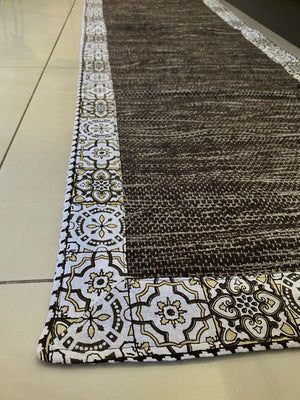 Tappeto in tessuto cotone 100%
