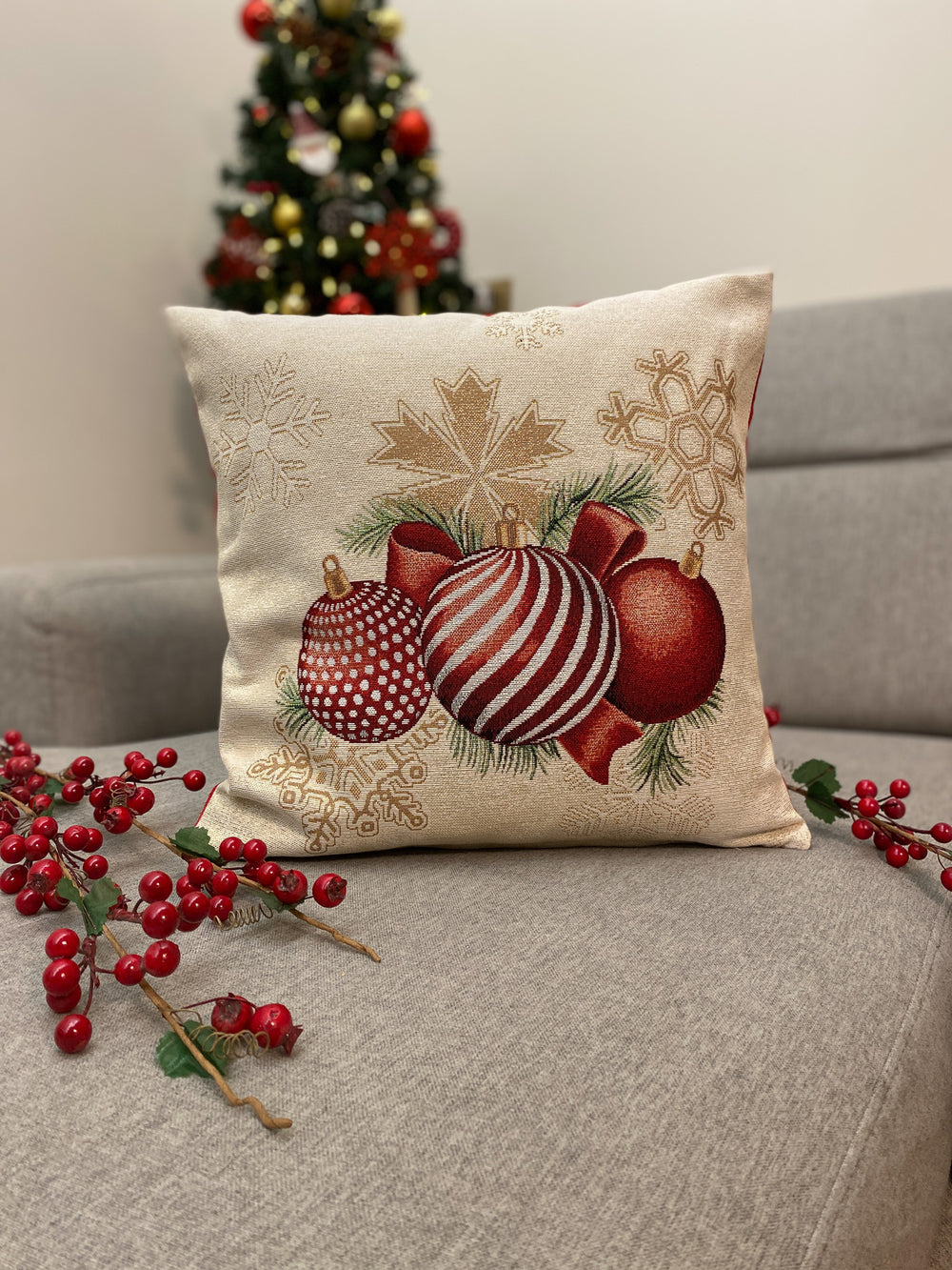 Cuscino arredo CHRISTMAS#3 in gobelin
