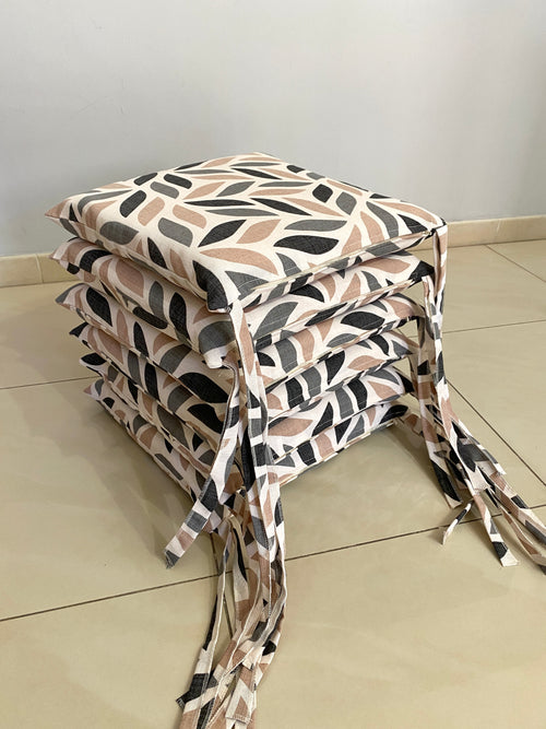 Set 6 cuscini sedia fantasia FOLIAGE