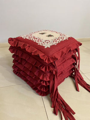 Set 6 cuscini sedia DAMASCATO in gobelin