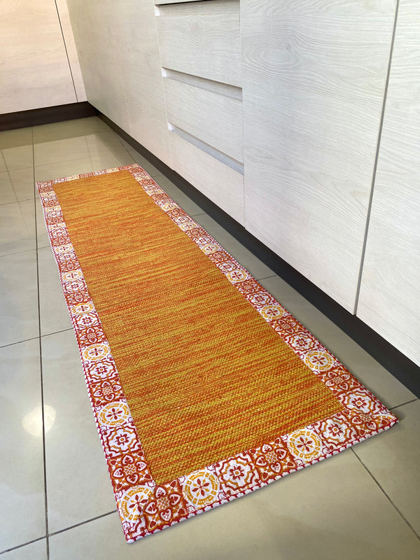 Tappeto in tessuto cotone 100%