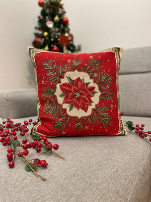 Cuscino arredo STELLA DI NATALE in gobelin