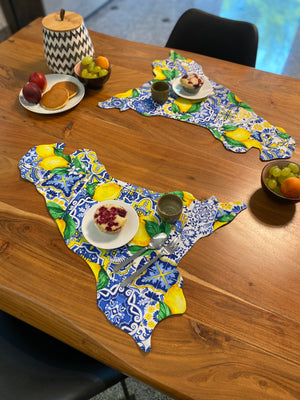 Set 2 tovaglietta colazione fantasia LIPARI