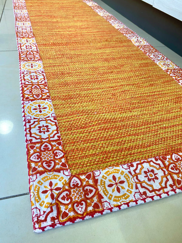 Tappeto in tessuto cotone 100%