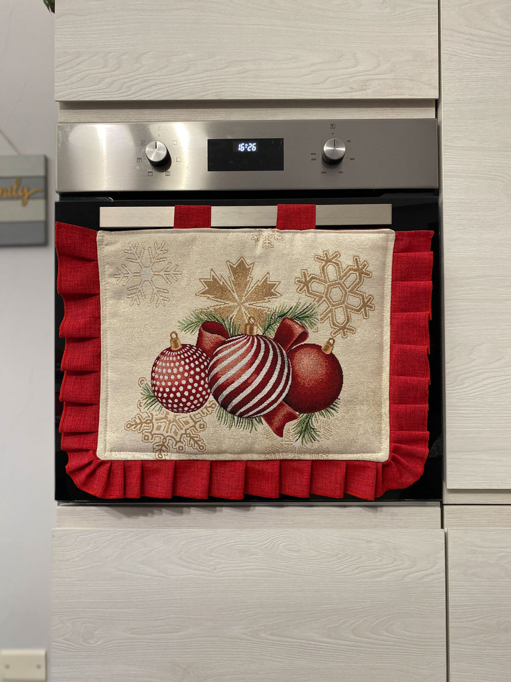 Copriforno natalizio in gobelin fantasia CHRISTMAS#3