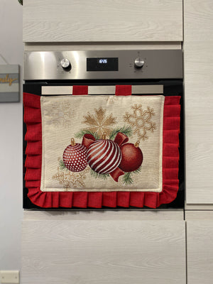 Copriforno natalizio in gobelin fantasia CHRISTMAS#3