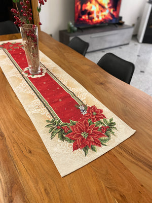 Centro tavola in gobelin fantasia STELLA DI NATALE