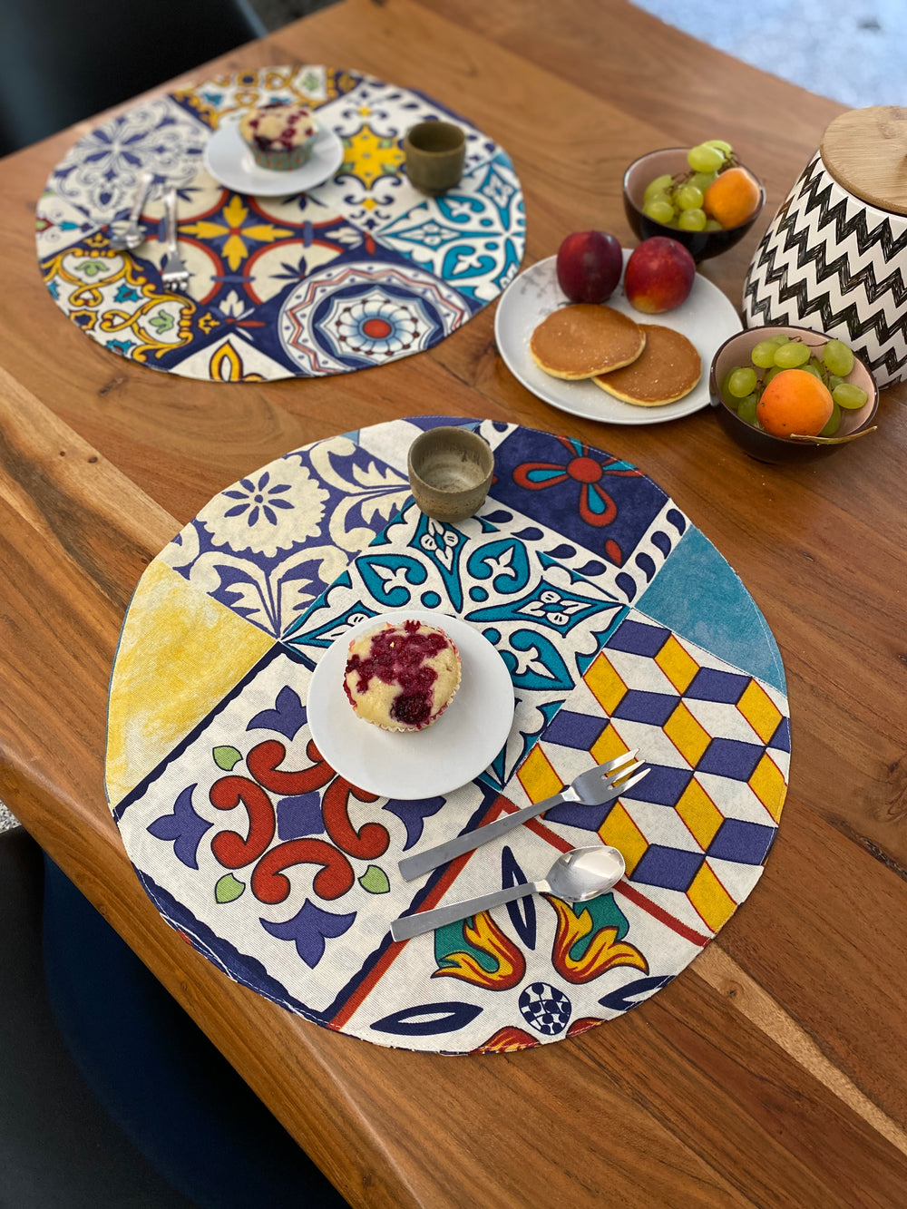 Set 2 tovaglietta colazione fantasia CEFALÙ