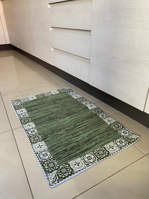 Tappeto in tessuto cotone 100%