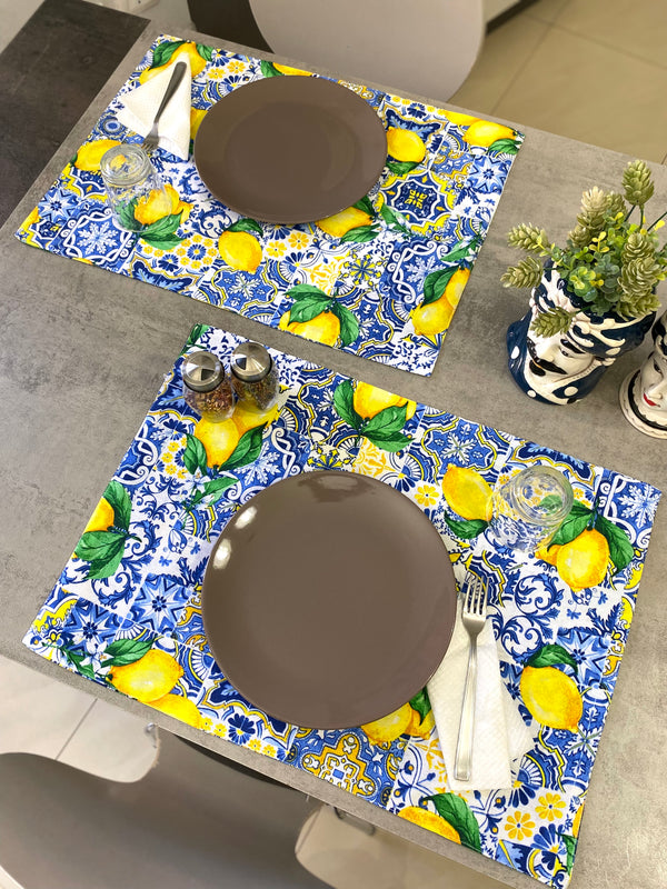 Set 2 tovaglietta colazione fantasia LIPARI