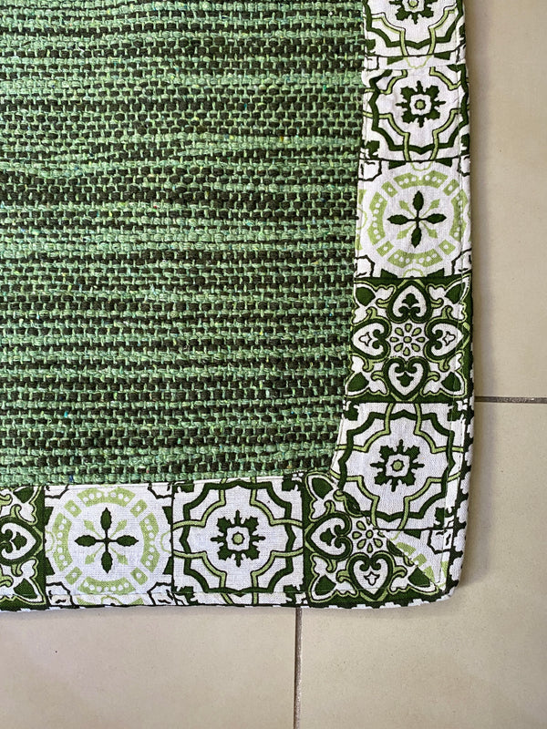 Tappeto in tessuto cotone 100%