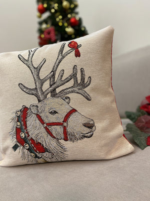 Cuscino arredo RENNA in gobelin