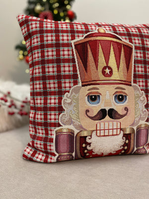 Cuscino arredo SCHIACCIANOCI in gobelin