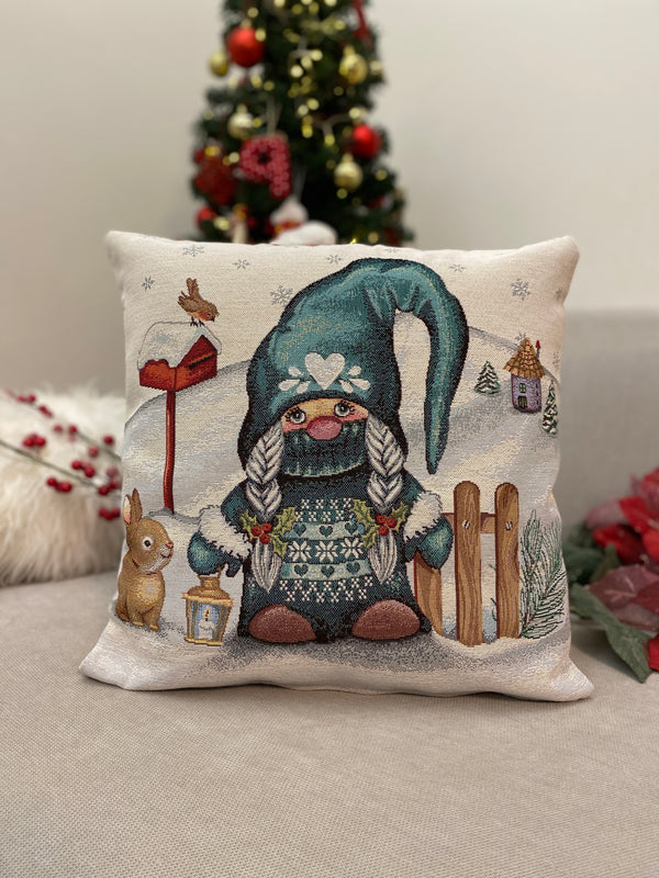 Cuscino arredo GNOMO in gobelin