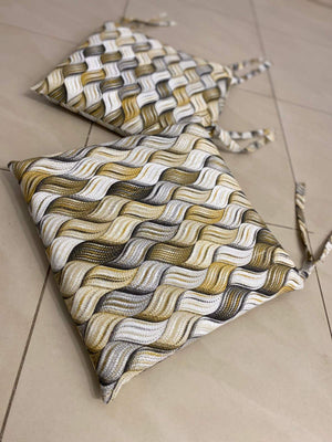 Set 6 cuscini sedia fantasia Verona giallo