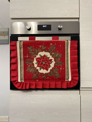 Copriforno natalizio in gobelin fantasia STELLA DI NATALE