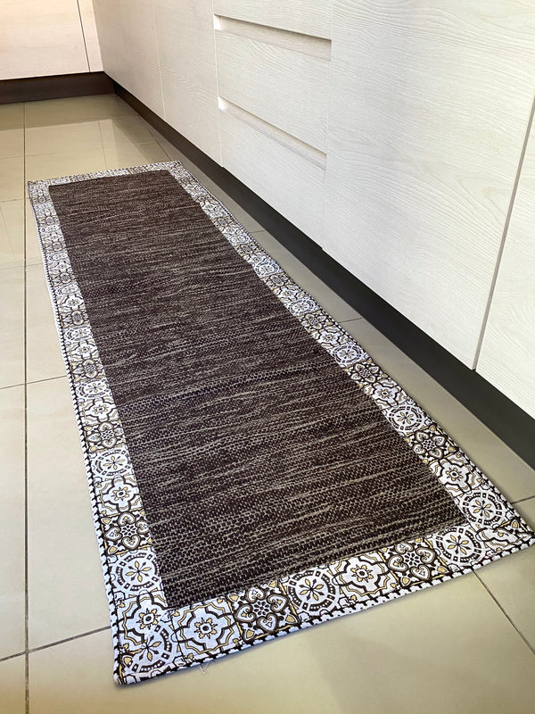 Tappeto in tessuto cotone 100%
