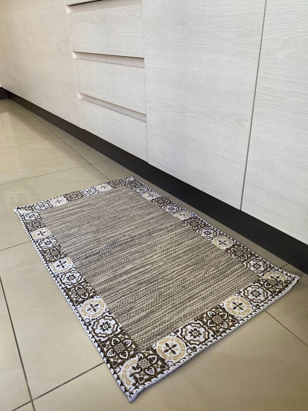 Tappeto in tessuto cotone 100%