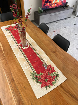 Centro tavola in gobelin fantasia STELLA DI NATALE