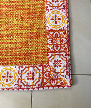Tappeto in tessuto cotone 100%