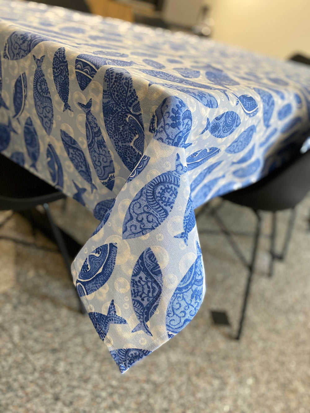 Tovaglia da tavola fantasia BLU MARE