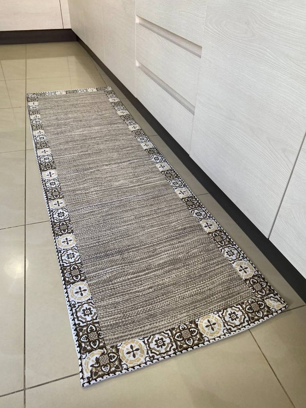 Tappeto in tessuto cotone 100%