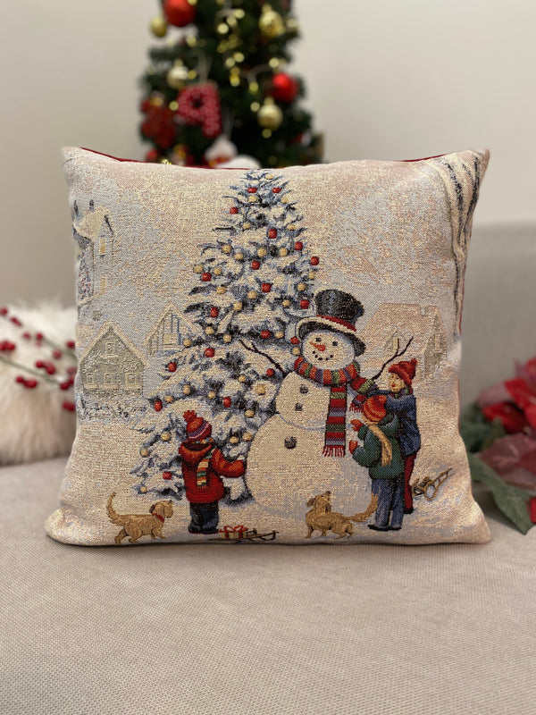 Cuscino arredo NEVE in gobelin