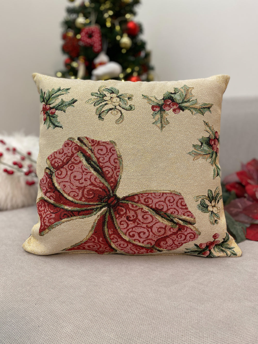 Cuscino arredo FIOCCO in gobelin