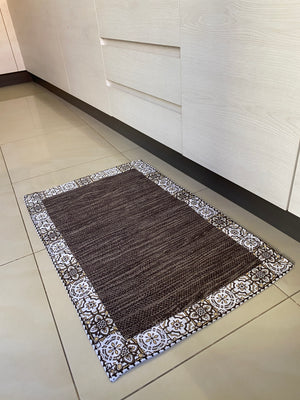 Tappeto in tessuto cotone 100%