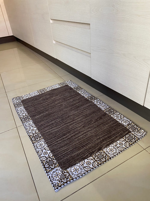 Tappeto in tessuto cotone 100%