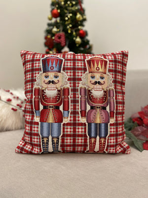 Cuscino arredo COPPIA SCHIACCIANOCI in gobelin