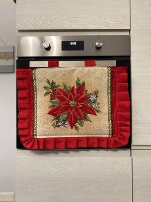 Copriforno natalizio in gobelin fantasia STELLA DI NATALE#3