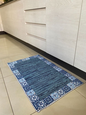 Tappeto in tessuto cotone 100%