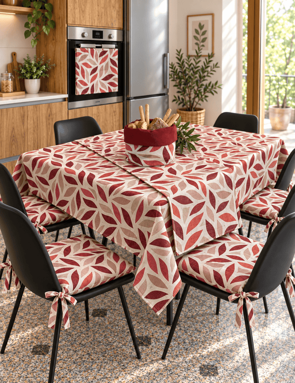 Coordinato Foliage Bordeaux