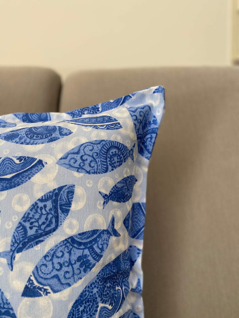 Cuscino arredo fantasia BLU MARE