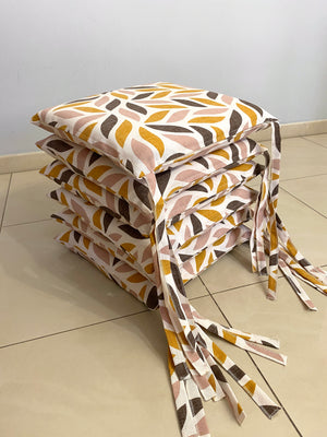 Set 6 cuscini sedia fantasia FOLIAGE