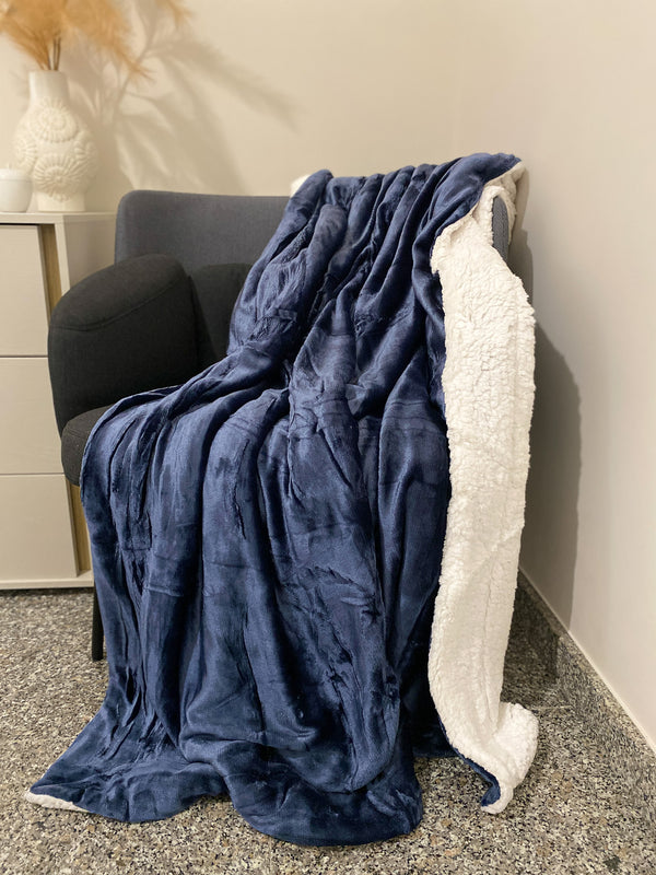 Coperta plaid Sherpa Fluffy