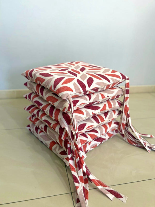 Set 6 cuscini sedia fantasia FOLIAGE