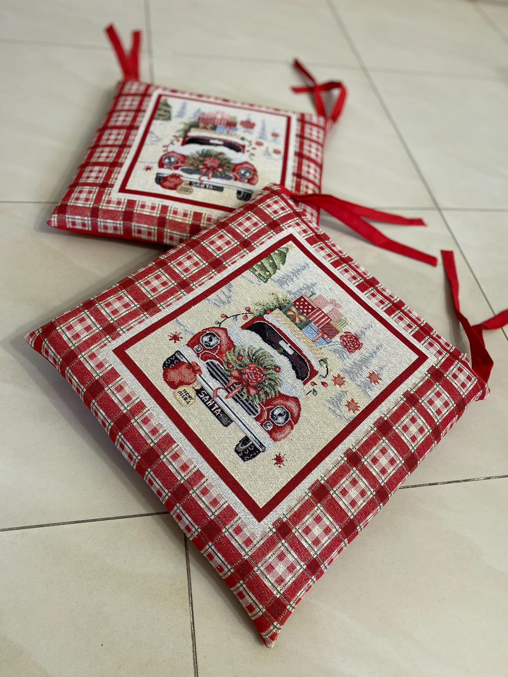 Set 6 cuscini sedia CAR in gobelin